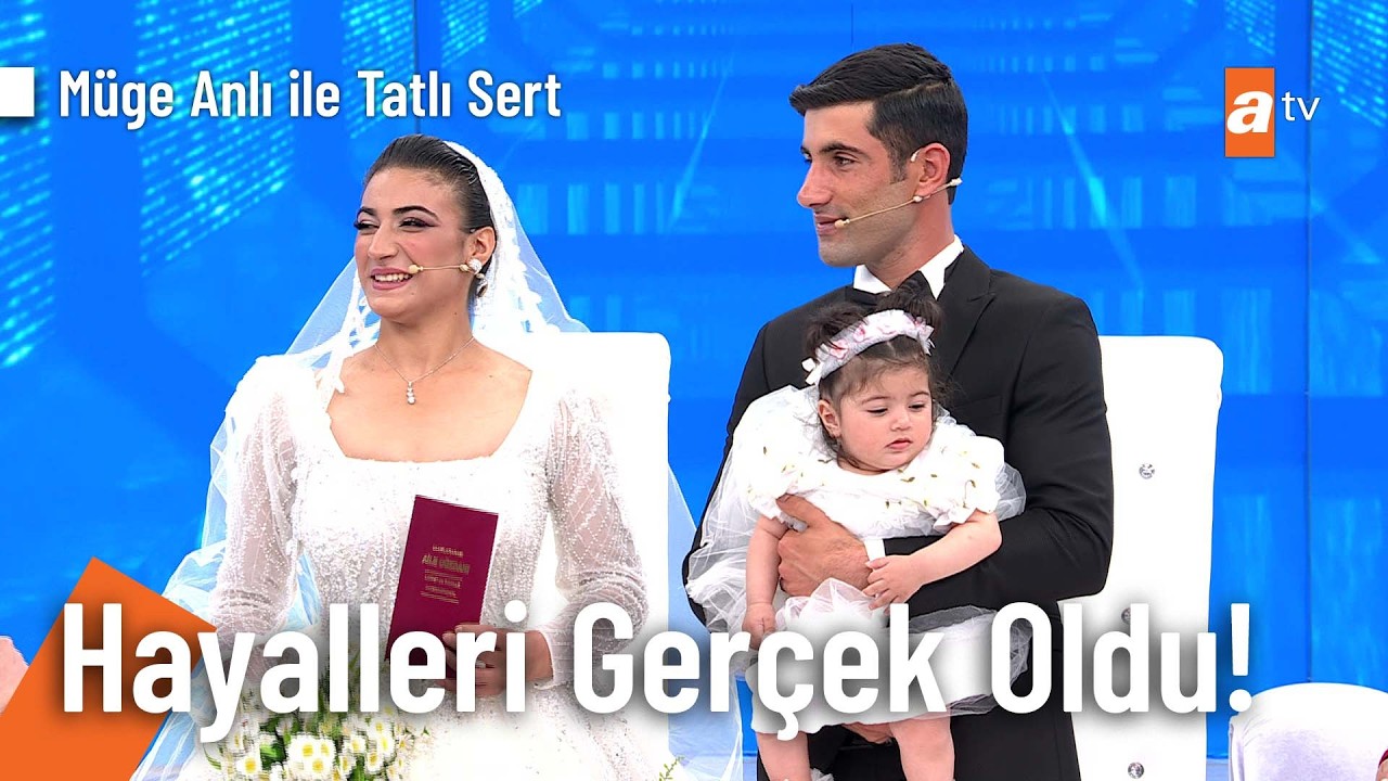 Zeynep ve Berat hayatlarını resmi olarak birleştirdiler... - Müge Anlı ile Tatlı Sert 1 Mayıs 2026