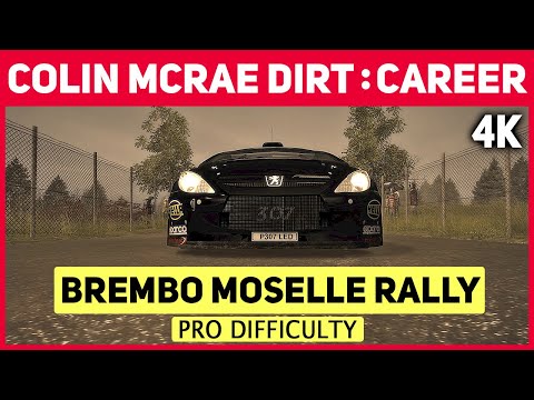Colin McRae DiRT in 4K - Career - #37 Brembo Moselle Rally - Pro Difficulty