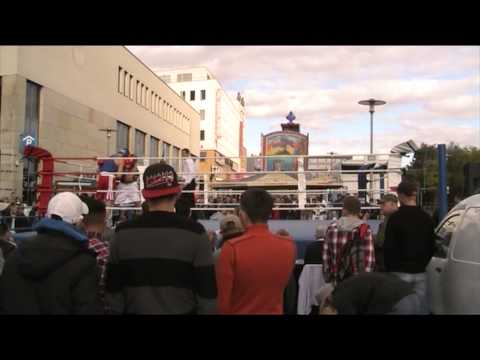 Brandon Mullenberg boksen ABCC in Berlijn