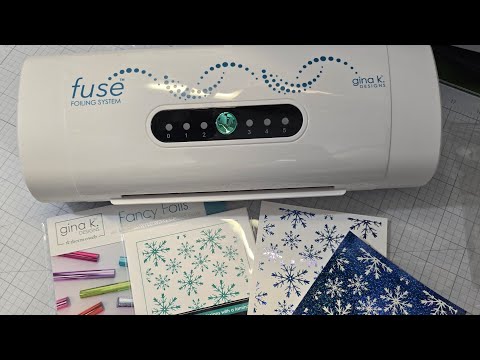Learn to foil in under 15 minutes with Gina K’s Fuse machine (giveaway closed)
