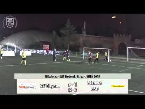 MDG Invest 7:3 STANLEY B&D - ELIT Siódemki I Liga JESIEŃ 2015