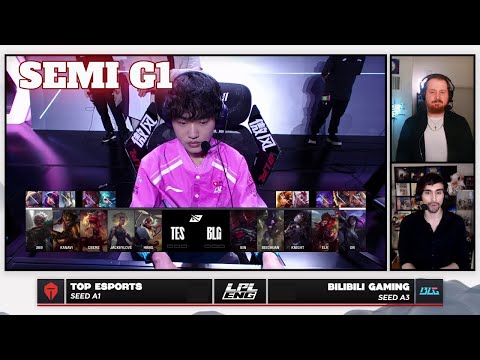 TES vs BLG - Game 1 | Semi Final S15 LPL Summer Playoffs 2025 | Top Esports vs Bilibili Gaming G1