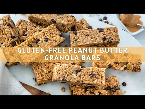 Chewy Gluten-free Peanut Butter Granola Bars