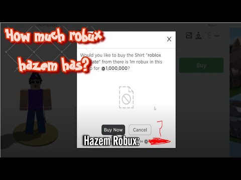 Olix leaked how much robux hazem has....