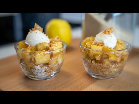Recette rapide et pas chère du dessert aux pommes en 5 ingrédients