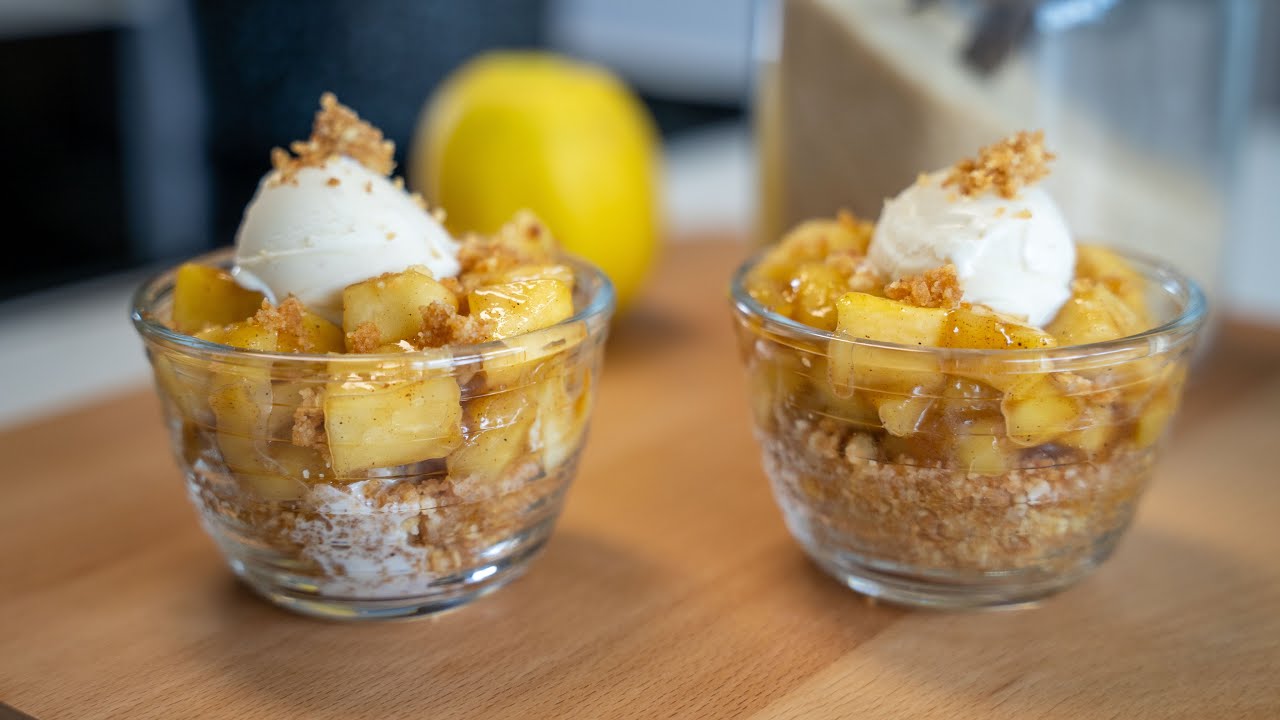 Watch video Recette rapide et pas chère du dessert aux pommes en 5 ingrédients Recette rapide et pas chère du dessert aux pommes en 5 ingrédients