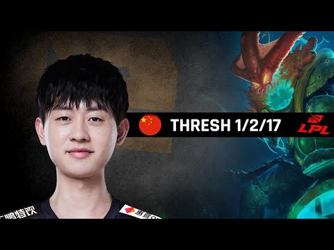 Highlights RNG Ming with Thresh - LPL Spring 2022
