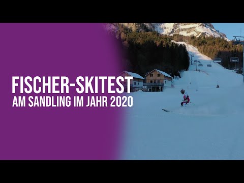 Fischer ski test at Sandling in 2020