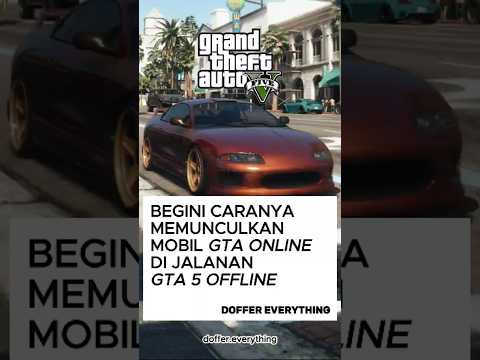 CARA MOBIL GTA ONLINE BERKELIARAN DI LOS SANTOS GTA 5 OFFLINE #gta5 #gta #gtav #gaming #shorts #fyp