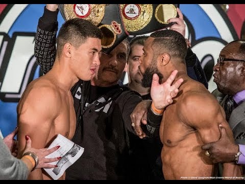 Official Weigh-in: Dmitry Bivol 174.4 vs. Jean Pascal 174.6