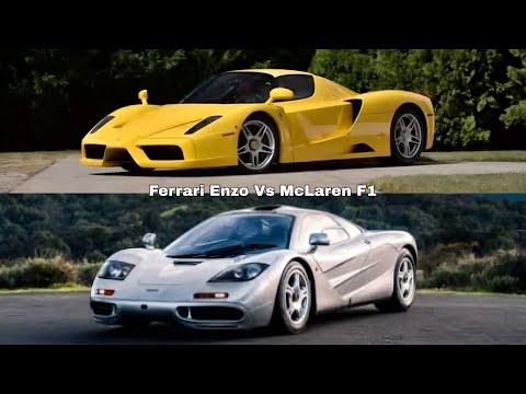 McLaren F1 Vs Ferrari Enzo 100-360 km/h Acceleration Comparison