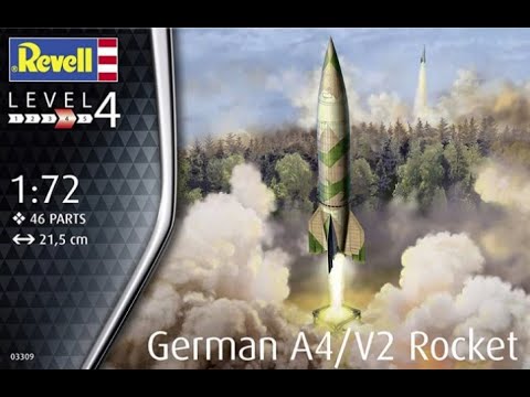 Revell – vokiška raketa A4/V2, 1/72 03309 video