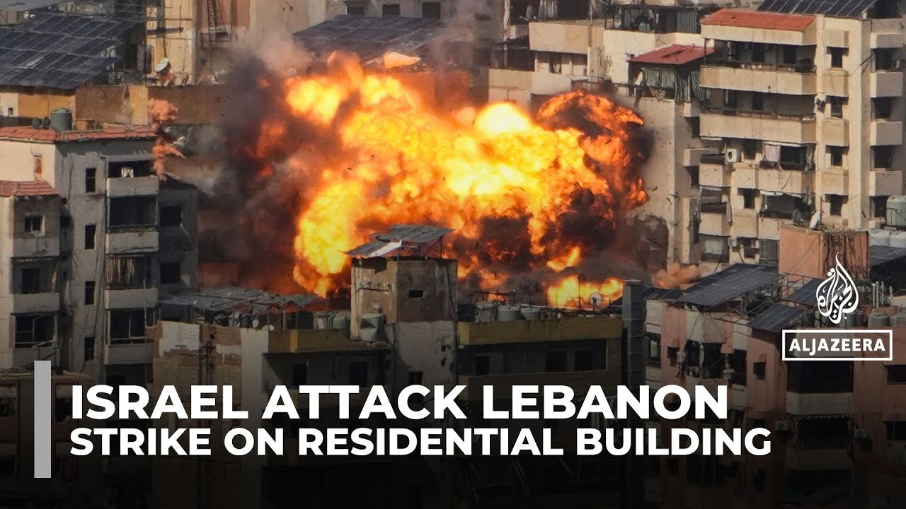 Israel pounds Lebanon, targets residential building in central Beirut