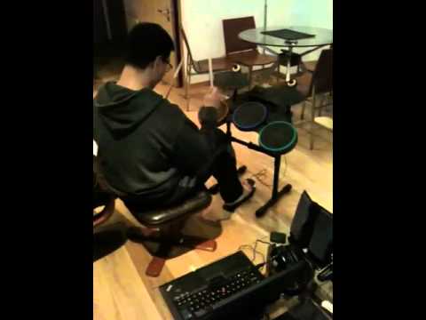 Joel Salvador- Guitar Hero Makeshift Drum Kit