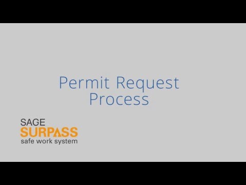 Permit To Work With Sagesurpass
