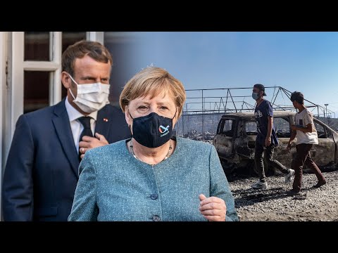Nach Moria-Brand auf Lesbos : Merkel kündigt Aufnahme Minderjähriger an