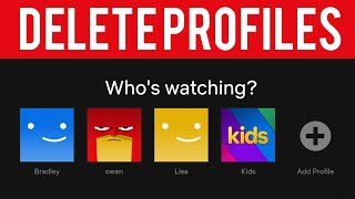 How To Delete Profiles on Netflix (PC & Netflix App)