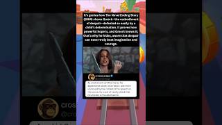 It’s genius how The NeverEnding Story (1984) shows Gmork—the embodiment of despair—defeated