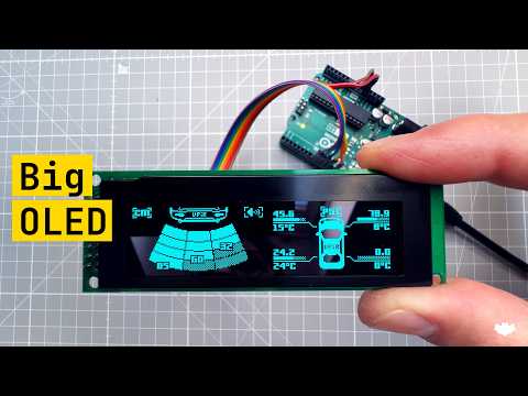 Arduino BIG OLED Display (256x64px SSD1322 OLED Display)
