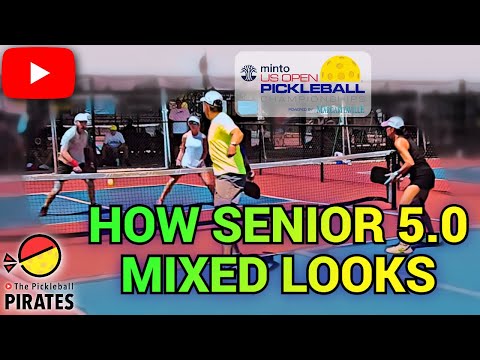 This is What Pickleball US Open Mixed 50+ 5.0 Look Like