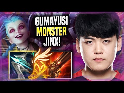 GUMAYUSI IS A MONSTER WITH JINX! - T1 Gumayusi Plays Jinx ADC vs Ezreal! | Season 2022