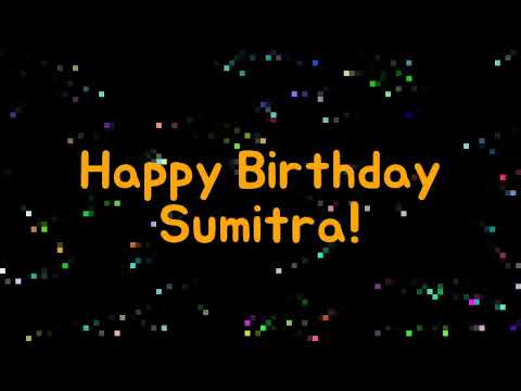 Happy Birthday Sumitra