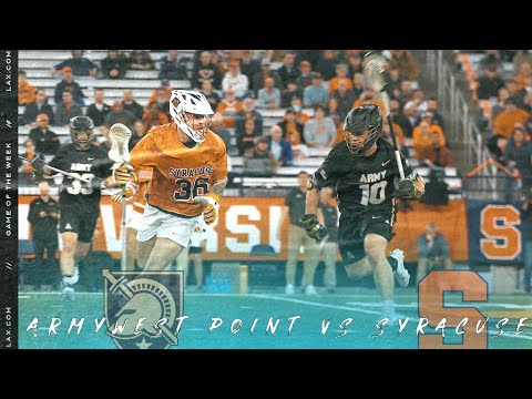 thumbnail for Army West Point vs Syracuse | Lax.com Game of the Week