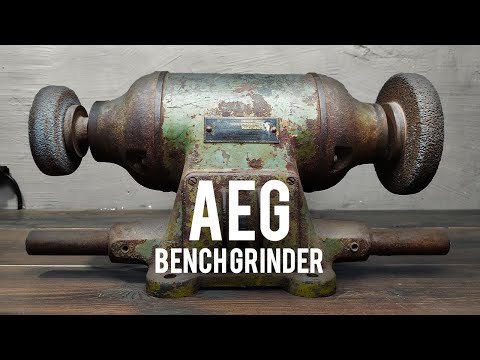 AEG | German Bench Grinder | Restoration & Modification | 4K