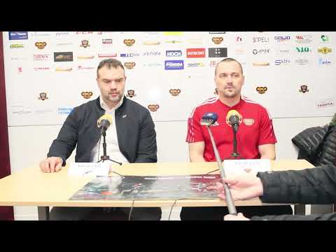 ChL 21/22, SF1: Dukla - Sokolov 3:2 pr., trenéři