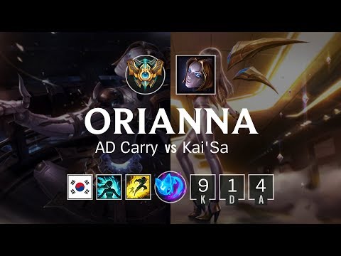 Orianna Bot vs Kai'Sa - KR Challenger Patch 8.22
