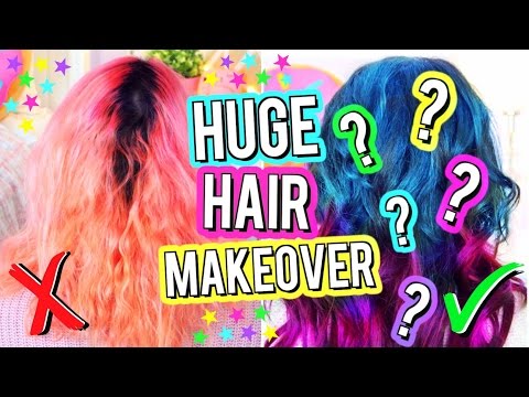 HUGE HAIR MAKEOVER 2017! MY NEW HAIR Watch Me CHANGE My Hair! Tape In Hair Extensions! Video
