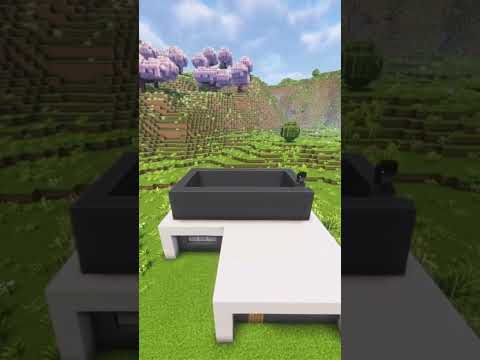 Minecraft Easiest Moder House 🏠  #minecraft t