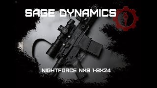 Video: Nightforce NX8 1-8x24 FFP ZeroStop Belyst FC-MIL