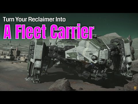 Turn Your Reclaimer Into A Fleet Carrier | Star Citizen Science & Fun 4k