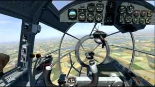 CloD He-111 Tutorial Part2 Level Flight and Autopilot (english).mp4