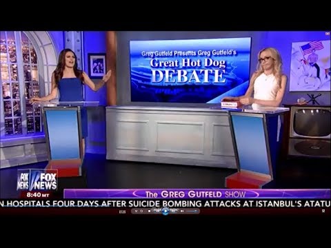 07-02-16 Kat Timpf on The Greg Gutfeld Show - Millennials' Great Hotdog Debate