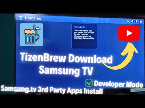 How to Install TizenBrew on Samsung Smart TV  😍 || Install 3rd Party Apps on Your Samsung TV