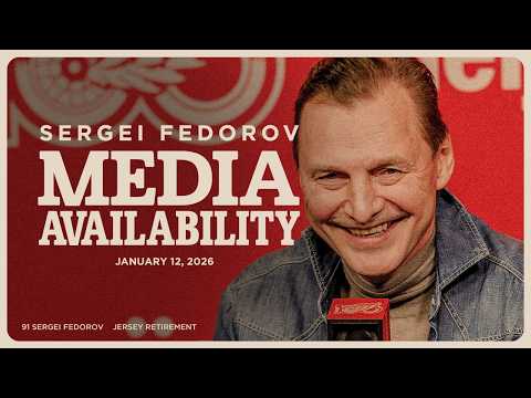 Sergei Fedorov Pre-Ceremony Media | JAN 12, 2026