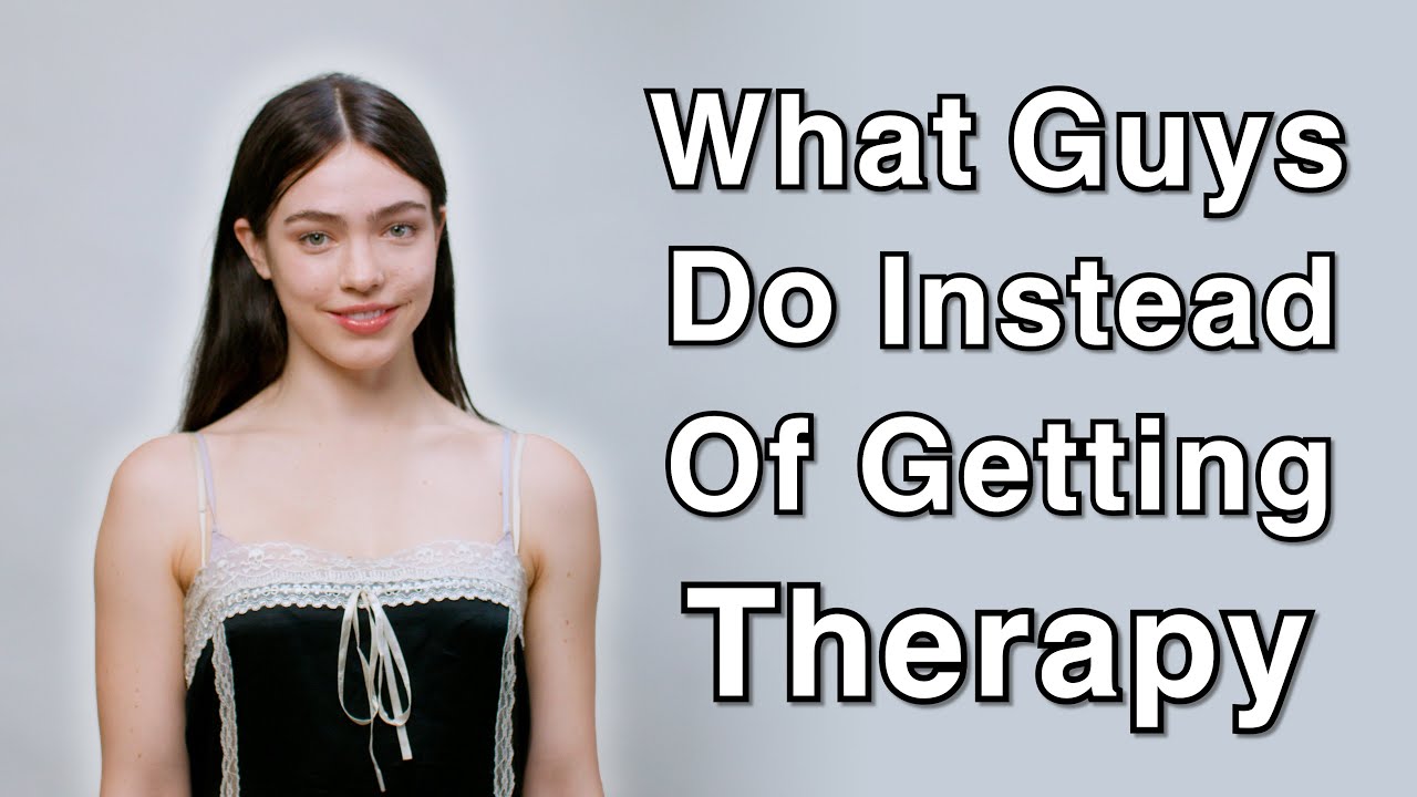 What Guys Do Instead Of Getting Therapy