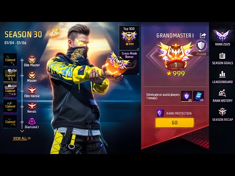 DREAM Grandmaster TOP-1 RANK Push: Free Fire