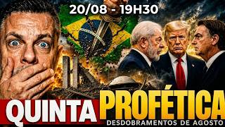 🔴  QUINTA PROFÉTICA | REVELAÇÃO URGENTE: O TERREMOTO NO BRASIL E O FOGO EM NÁRNIA! 20.08.2926