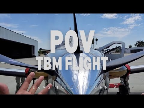 POV Flight Texas to California #flight #simulator #tbm930