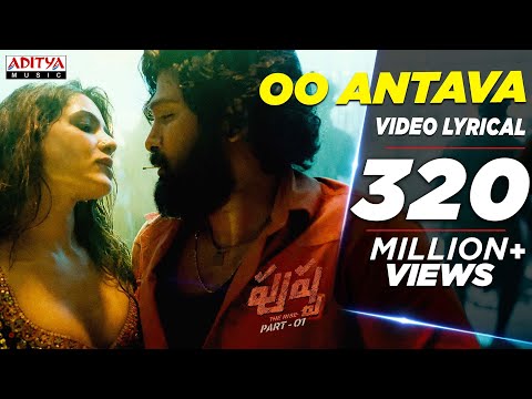 O Antava Song | Pushpa Songs Telugu | Allu Arjun, Samantha | DSP | Sukumar | Indravathi Chauhan