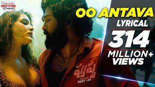 O Antava Full Song  Pushpa Songs  Allu Arjun Saman