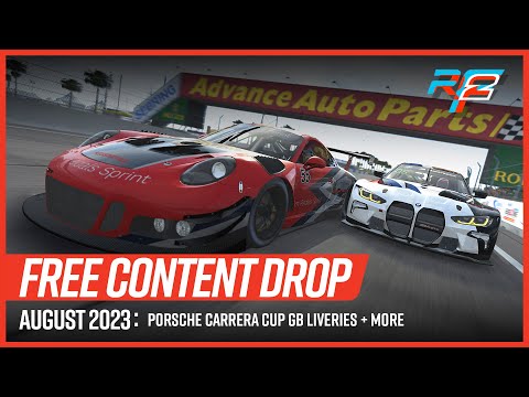 Porsche Carrera Cup GB Liveries + MORE - August 2023 Update