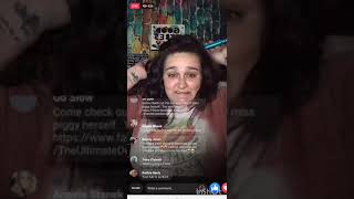1-30-2021 - [deleted live] nodding out while curling hair