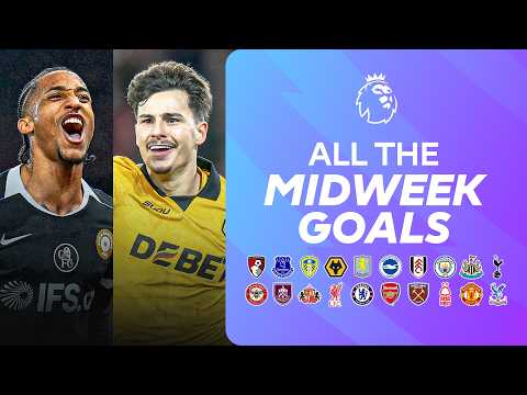 EVERY Midweek Goal | Matchweek 29 | 2025/26 Premier League Highlights