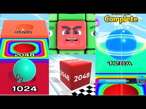 Ball Run 2048 vs Drop Jelly vs 2048 Cube Run Satisfying Gameplay Walkthrough 👌 😎 👍 #cutiepie22yt