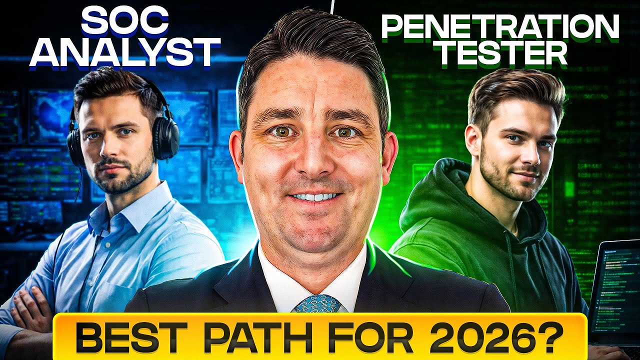 SOC Analyst vs Pen Tester: Which Cyber Path Should You Choose in 2026?