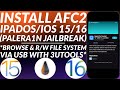 How To Install AFC2 On Palera1n Jailbreak IOS 15 IOS 16 IPhone IPad Palera1n Rootful Jailbreak